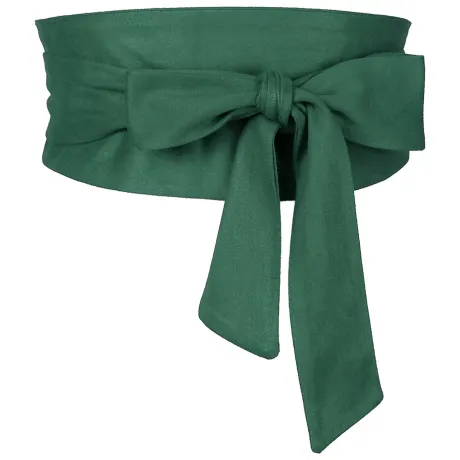 Allegra K- Obi Belt Bowknot Self Tie Wrap Wide Sash Waistband