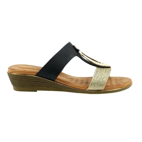 Lunar - Womens/Ladies Porto Wedge Heel Sandals