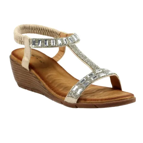 Lunar - Womens/Ladies Macie Wedge Sandals