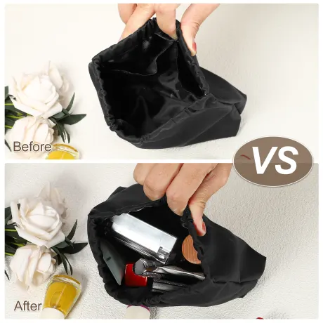 Unique Bargains- Mini Travel Cosmetic Bag Makeup Storage Pocket