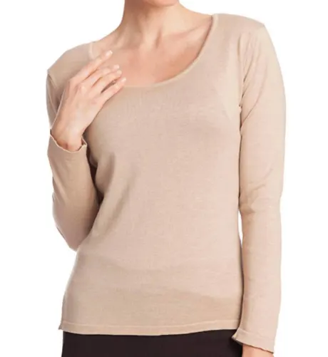 ANGEL - Long Sleeve Scoop Neck Top