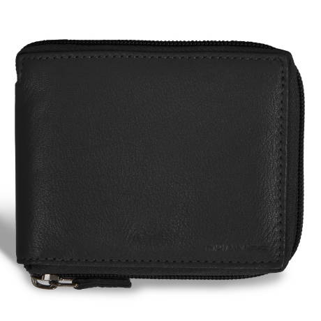 Onyx Collection - Leather Zip Around Wallet