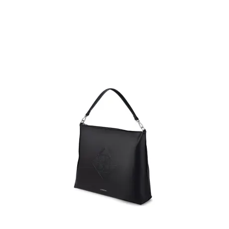 Lambert - The Nellie - Black Vegan Leather Tote Bag