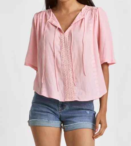 DEAR JOHN DENIM - Warner Short Sleeve Blouse