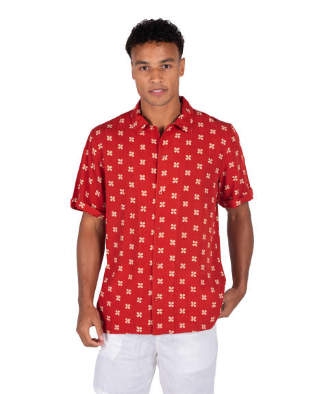 Coast Clothing Co. - Chemise en bambou à manches courtes Noosa Camper