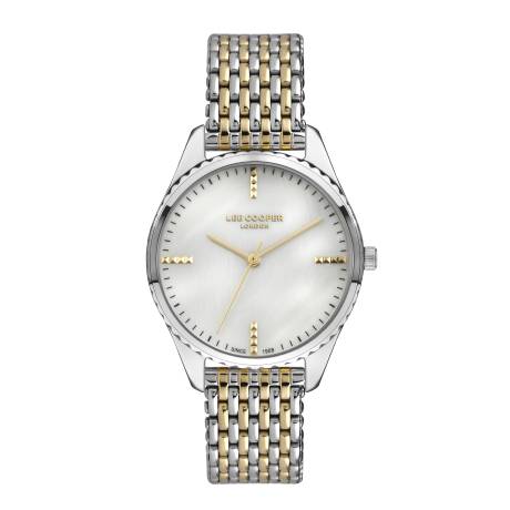 LEE COOPER-Montre Dames Argenté 36.5mm Cadran Blanc