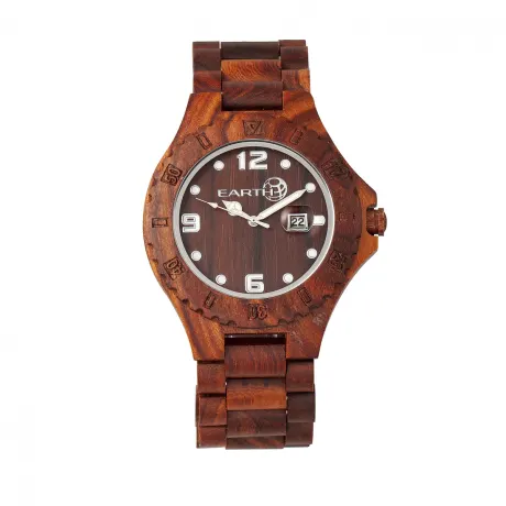 Earth Wood - Raywood Bracelet Watch w/Date - Khaki/Tan