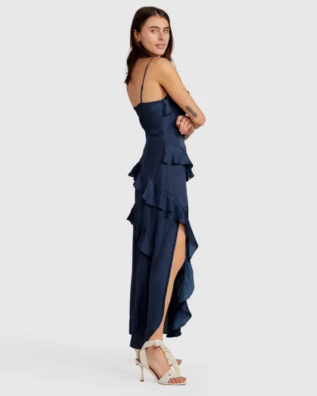 Belle & Bloom Ocean Eyes Limited Edition SILK Maxi Dress