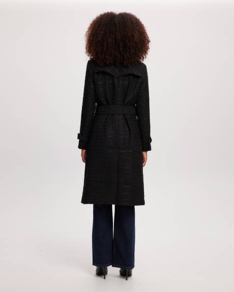 Noize - Francie-S Long Vegan Wool Trench Coat