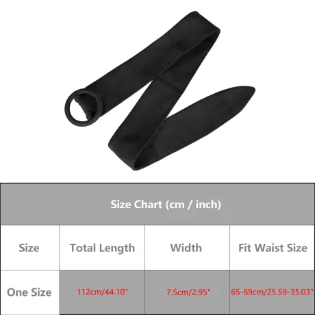 Allegra K- Wide Waist Soft Belt