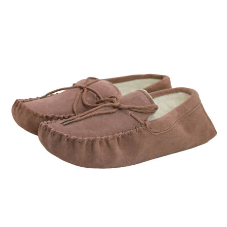 Eastern Counties Leather - Unisex Adult Sheepskin Lined Moccasins