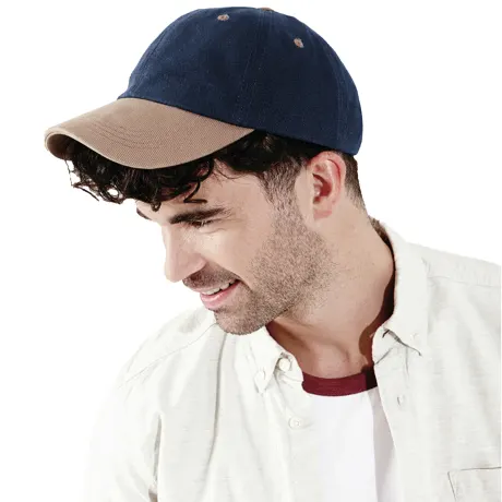 Beechfield - Unisex Low Profile Heavy Brushed Cotton Baseball Cap