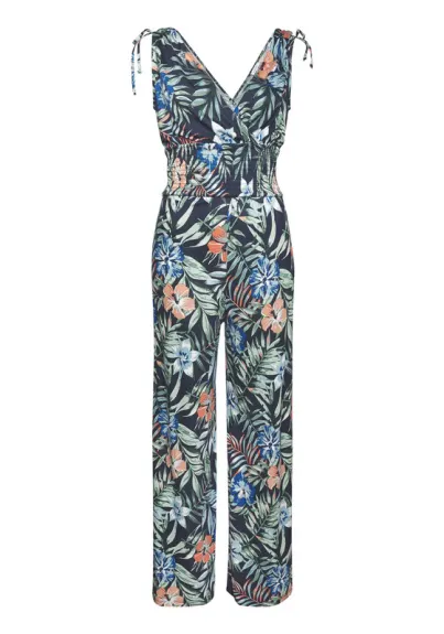 Lascana-Printed V-neck Jumpsuit