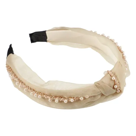 Unique Bargains - Fashion Bead Decor Knotted Headbands