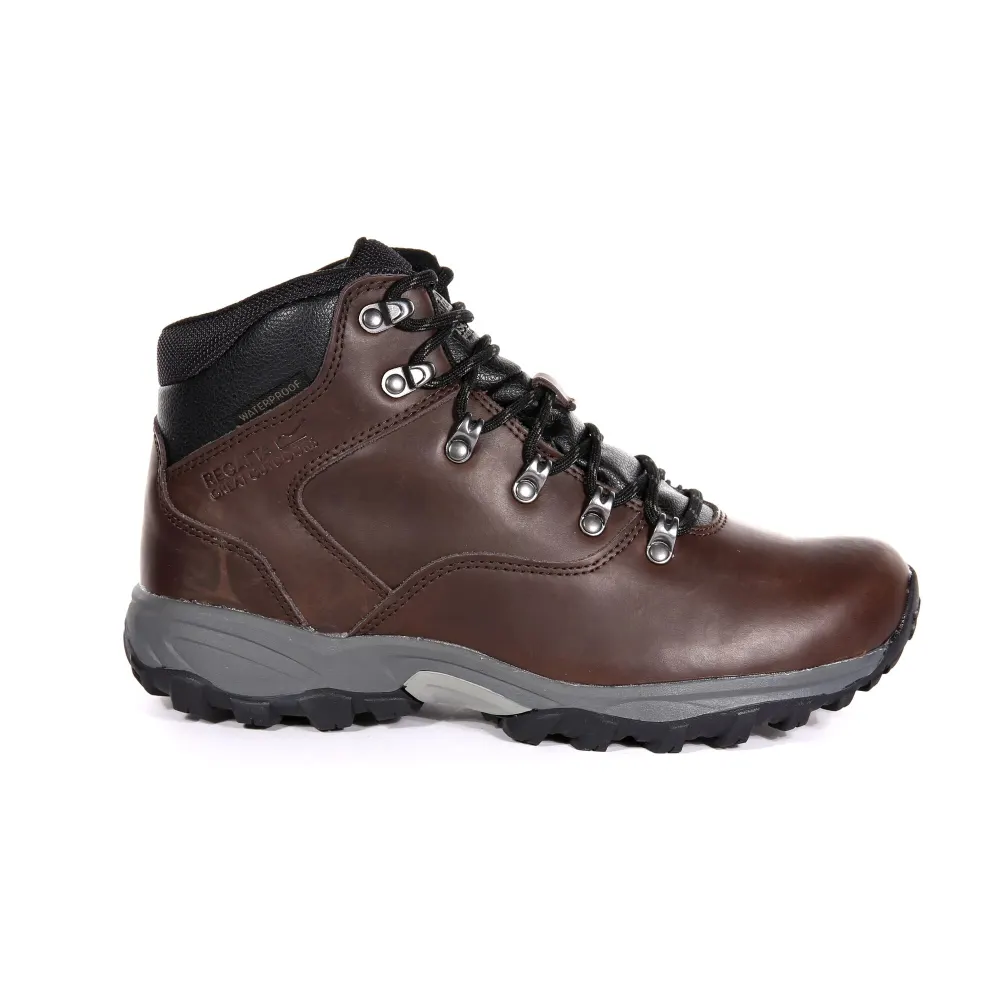 Regatta - Great Outdoors Mens Bainsford Waterproof Leather Hiking Boots