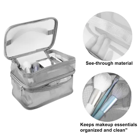 Unique Bargains- Travel Makeup Bag Brush Holder Organizer Waterproof
