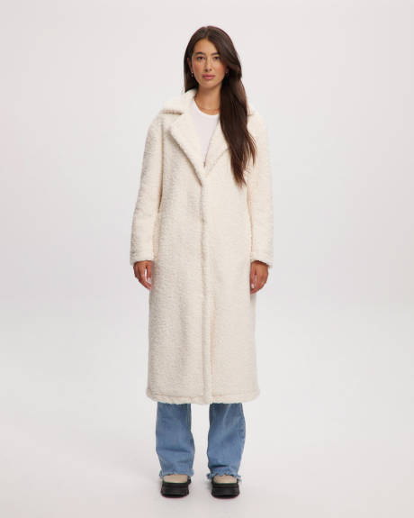 Noize - Franny Long Vegan Sherpa Coat