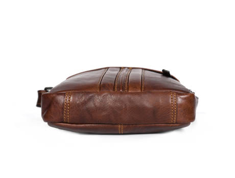 Aaron Leather Goods -Polaris Leather Messenger Bag