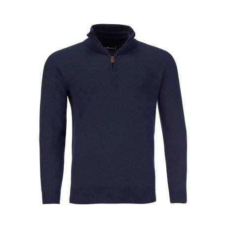 Raging Bull - Mens Knitted Quarter Zip Classic Sweatshirt