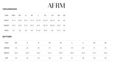 AFRM - Cole Bodysuit