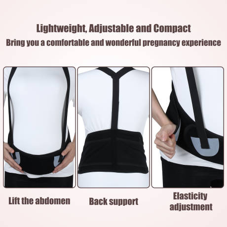 Allegra K- Pregnancy Belly Back Support Band