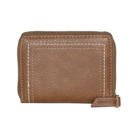 Roots Ladies Compact Zip Around Snap Wallet