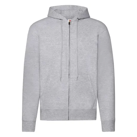 Fruit of the Loom - Mens Classic Heather Zipped Hoodie