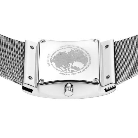 BERING - 33mm Men's Solar Stainless Steel Watch In Silver/Silver