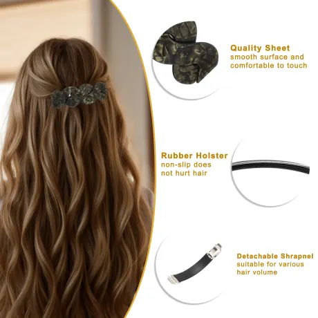 Unique Bargains - Elegant Hair Clips French Hair Barrettes