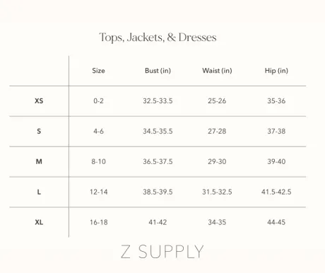 Z Supply Ciana - Top gaufré court