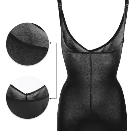 Allegra K- Full Bust Body Traceless Shapewear