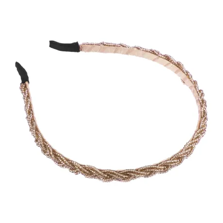 Unique Bargains - Crisscross Beaded Headband