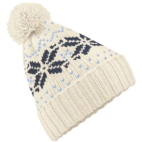 Beechfield - Fair Isle - Bonnet tricoté - Adulte unisexe