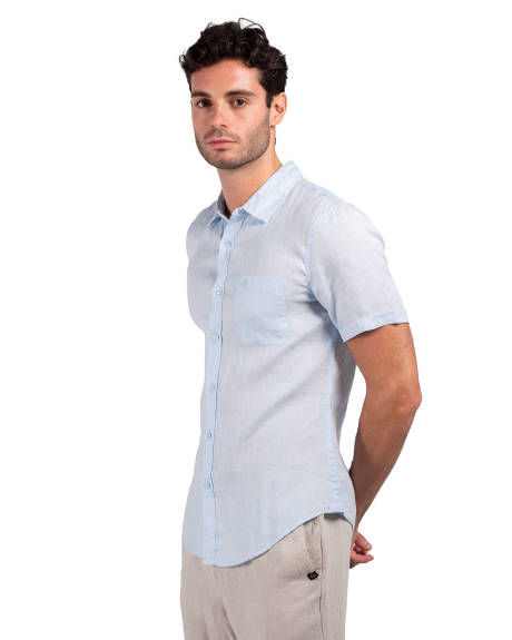 Coast Clothing Co. - Chemise en lin à manches courtes