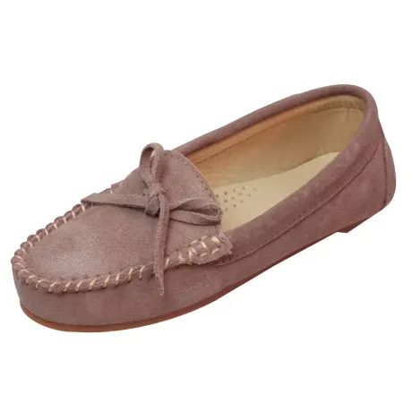 Eastern Counties Leather - Womens/Ladies Suede Moccasins