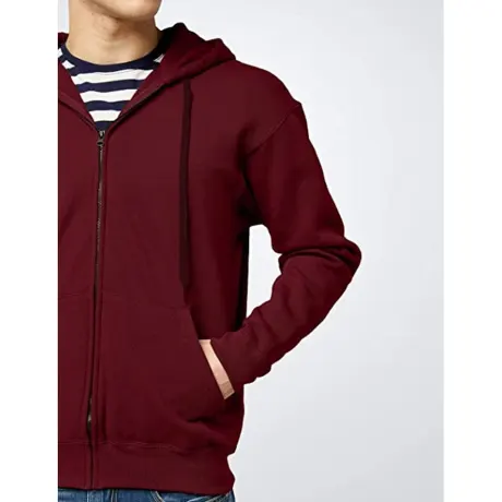 Fruit of the Loom - Mens Premium 70/30 Hooded Zip-Up Sweatshirt / Hoodie