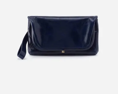 HOBO - Lauren Wristlet In Polished Leather