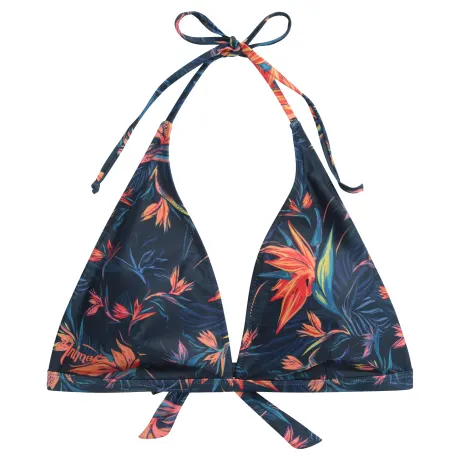 Animal - Womens/Ladies Iona Leaf Print Halter Neck Bikini Top