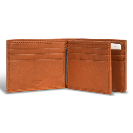 Denim Collection - Leather Center Wing Wallet