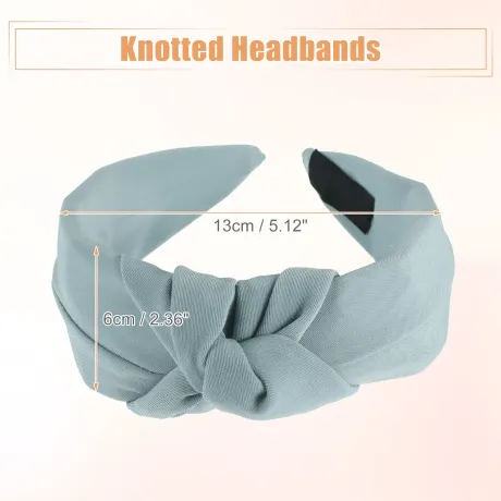 Unique Bargains- Solid Colors Top Knot Headbands