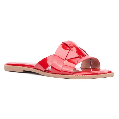 Fashion To Figure Women's Tiana Flat Sandal - WIDE WIDTH