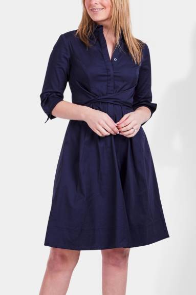 Annick - Tessa Shirt Dress Twist Waist Tie Pockets