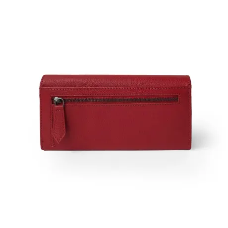 Club Rochelier Ladies' Leather Clutch Wallet with Gusset Pocket