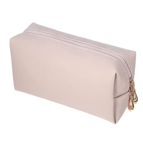 Unique Bargains- Travel Cosmetic Toiletry Bag PU Leather Waterproof
