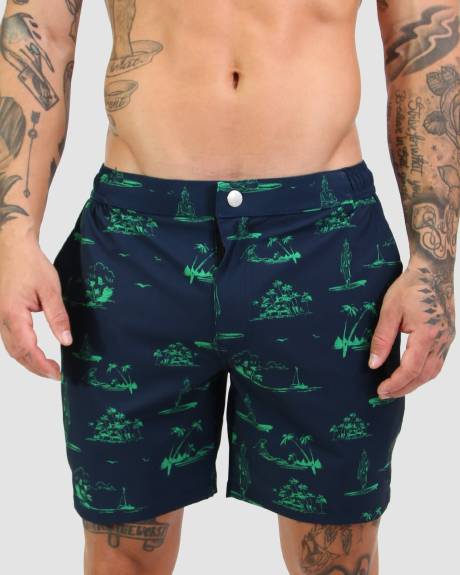 Mosmann Short de bain homme - Le Bouddha du Surf