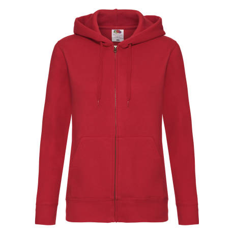 Fruit of the Loom - Womens/Ladies Premium Lady Fit Full Zip Hoodie