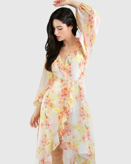 Belle & Bloom Belle robe d'évasion - bouquet floral