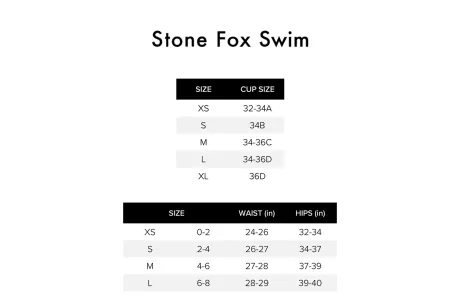 Stone Fox Swim - Triangle Bikini Top