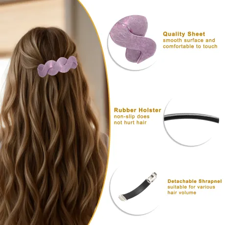 Unique Bargains - Elegant Hair Clips French Hair Barrettes