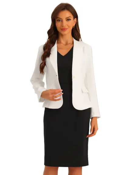 Allegra K - Business Blazer Office Dress Suit